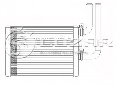Радиатор отопителя (печки) Лансер 9 1.6 - Luzar