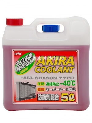 Антифриз всесезонный Akira Coolan-40 C красный 5 литров